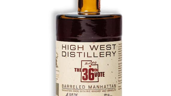 High West The 36th Vote Barreled Manhattan Made With Rye Whiskey and Vermouth