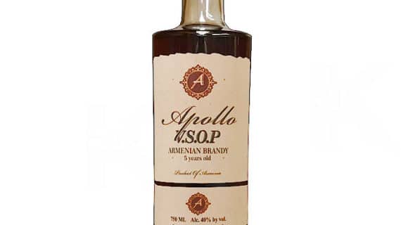 Armenian American Brandy Apollo V.S.O.P Age 5 years