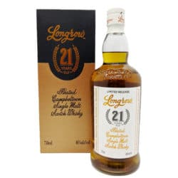 Longrow 21 Years Old Single Malt Scotch Whiskey 92 Proof Limited Release
